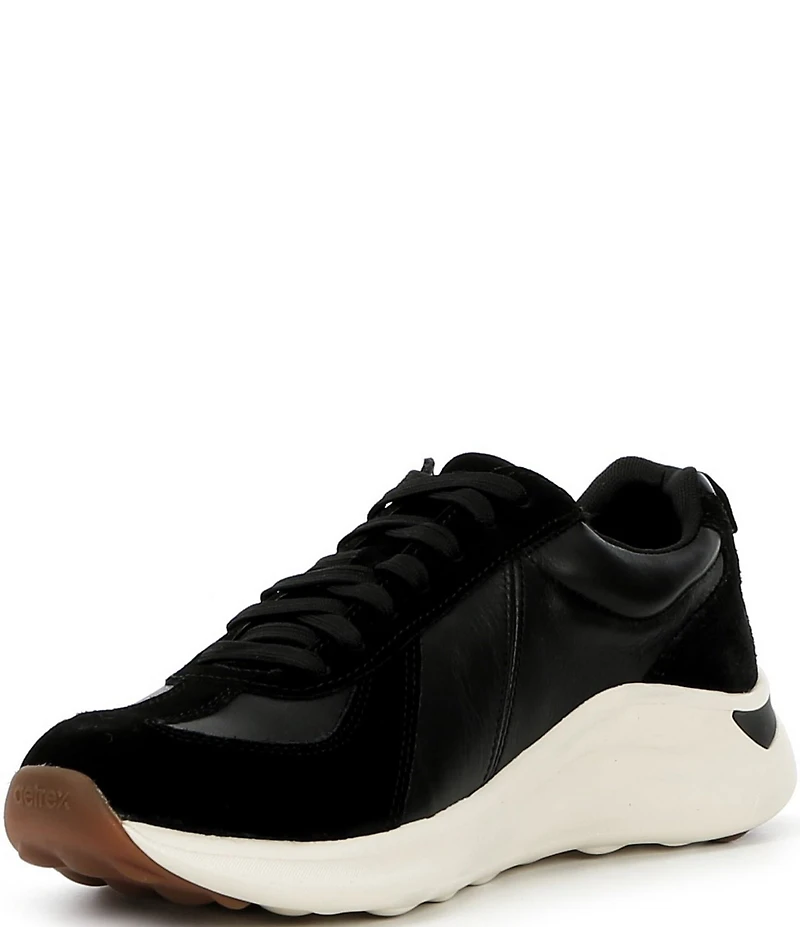 Aetrex Elise Leather Lace Up Sneakers