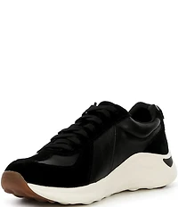 Aetrex Elise Leather Lace Up Sneakers