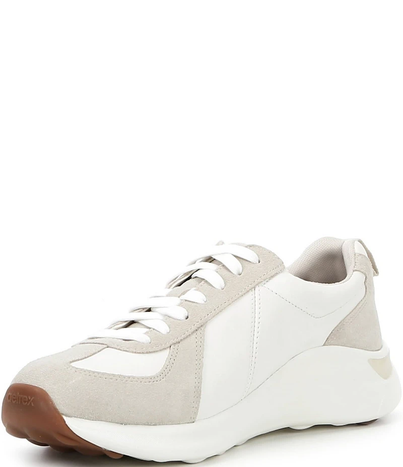 Aetrex Elise Leather Lace Up Sneakers