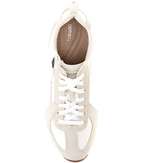Aetrex Elise Leather Lace Up Sneakers