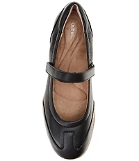 Aetrex Haley Mary Jane Leather Sneakers