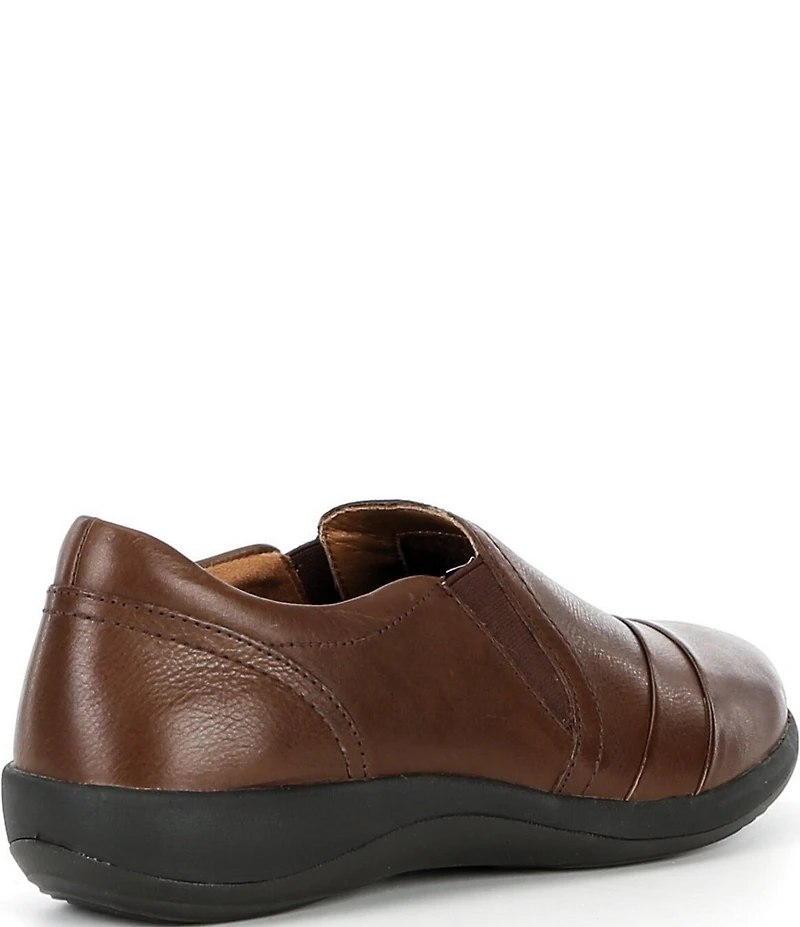 Aetrex Helena Leather Slip On Sneakers