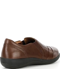 Aetrex Helena Leather Slip On Sneakers