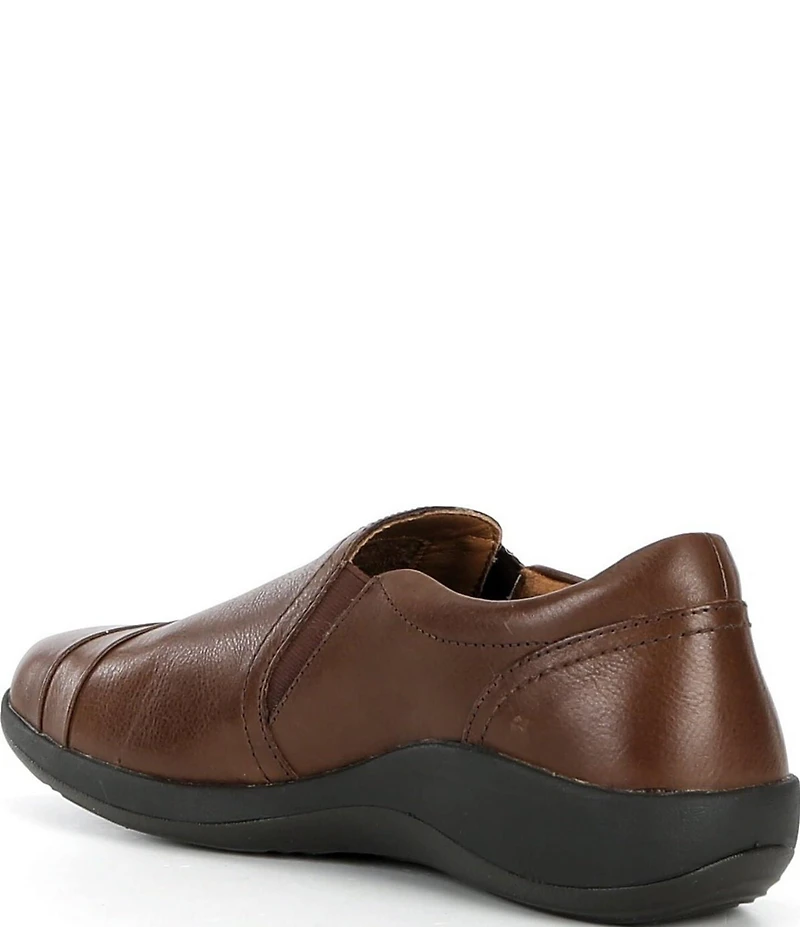 Aetrex Helena Leather Slip On Sneakers