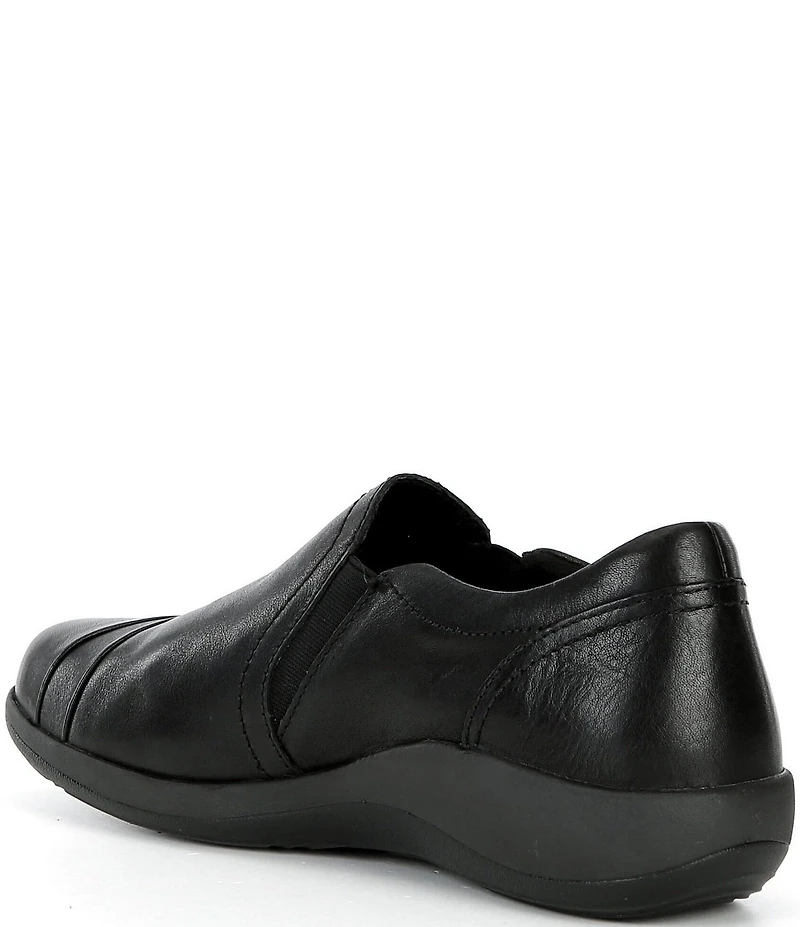 Aetrex Helena Leather Slip On Sneakers