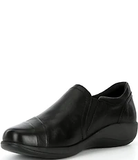 Aetrex Helena Leather Slip On Sneakers