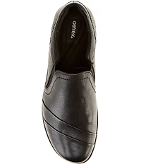 Aetrex Helena Leather Slip On Sneakers