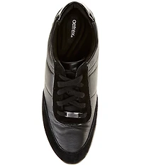Aetrex Ivy Leather and Suede Lace Up Sneakers