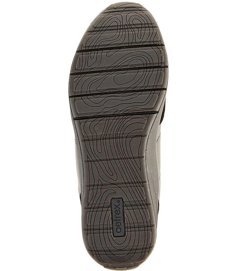 Aetrex Ivy Leather and Suede Lace Up Sneakers