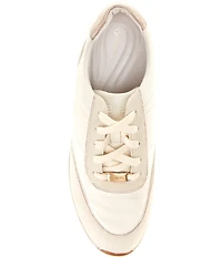 Aetrex Ivy Leather and Suede Lace Up Sneakers