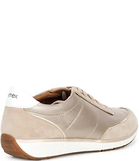 Aetrex Ivy Leather and Suede Lace Up Sneakers