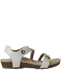 Aetrex Jillian Braided Wedge Sandals