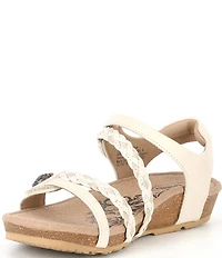 Aetrex Jillian Braided Wedge Sandals