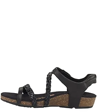 Aetrex Jillian Braided Wedge Sandals