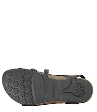 Aetrex Jillian Braided Wedge Sandals