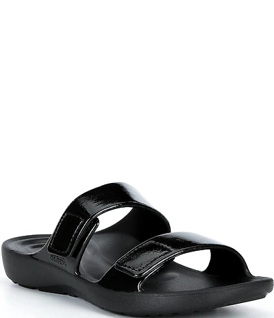 Aetrex Kaia Banded EVA Hook-and-Loop Slide Sandals