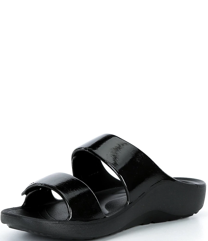 Aetrex Kaia Banded EVA Hook-and-Loop Slide Sandals