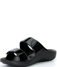 Aetrex Kaia Banded EVA Hook-and-Loop Slide Sandals