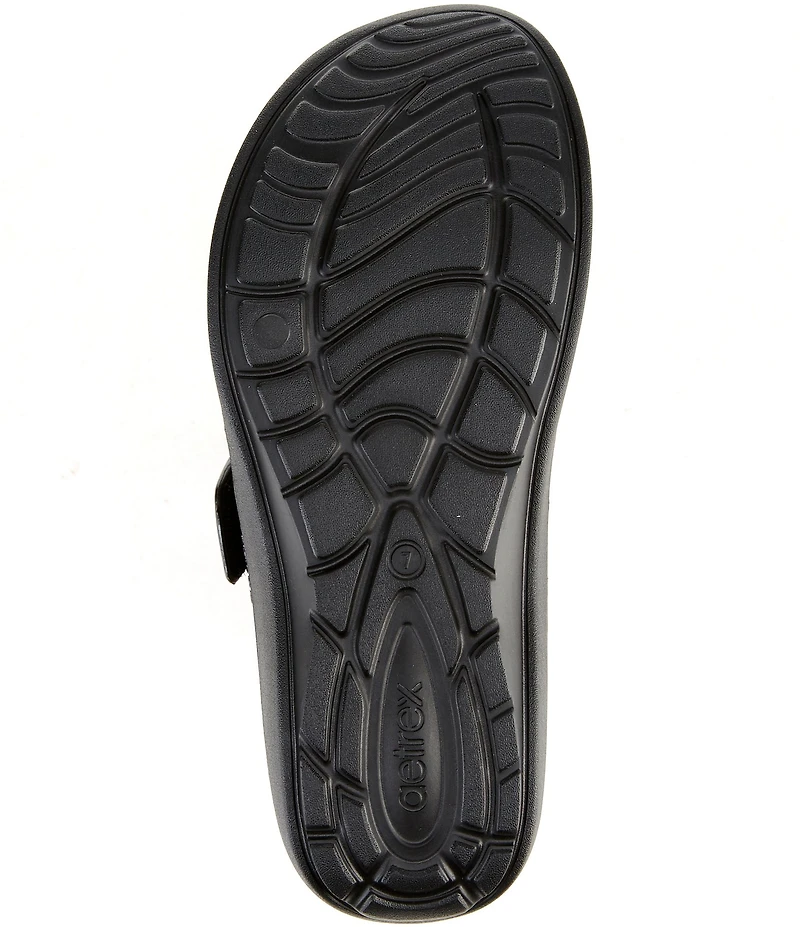 Aetrex Kaia Banded EVA Hook-and-Loop Slide Sandals