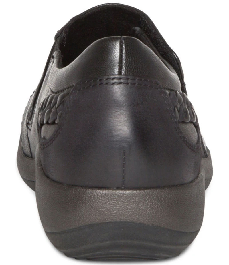 Aetrex Karina Monk Strap Leather Sneakers