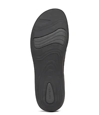 Aetrex Karina Monk Strap Leather Sneakers