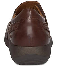 Aetrex Karina Monk Strap Leather Sneakers