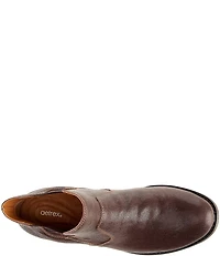 Aetrex Kaylee Leather and Plaid Chelsea Booties