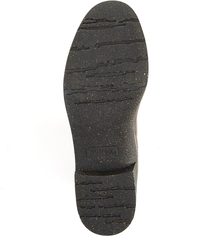 Aetrex Kaylee Leather and Plaid Chelsea Booties