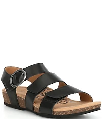 Aetrex Lilly Leather Banded Sandals