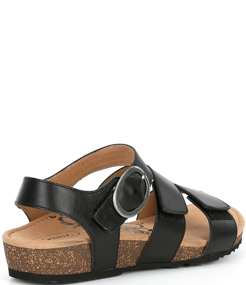 Aetrex Lilly Leather Banded Sandals
