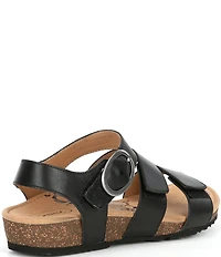 Aetrex Lilly Leather Banded Sandals