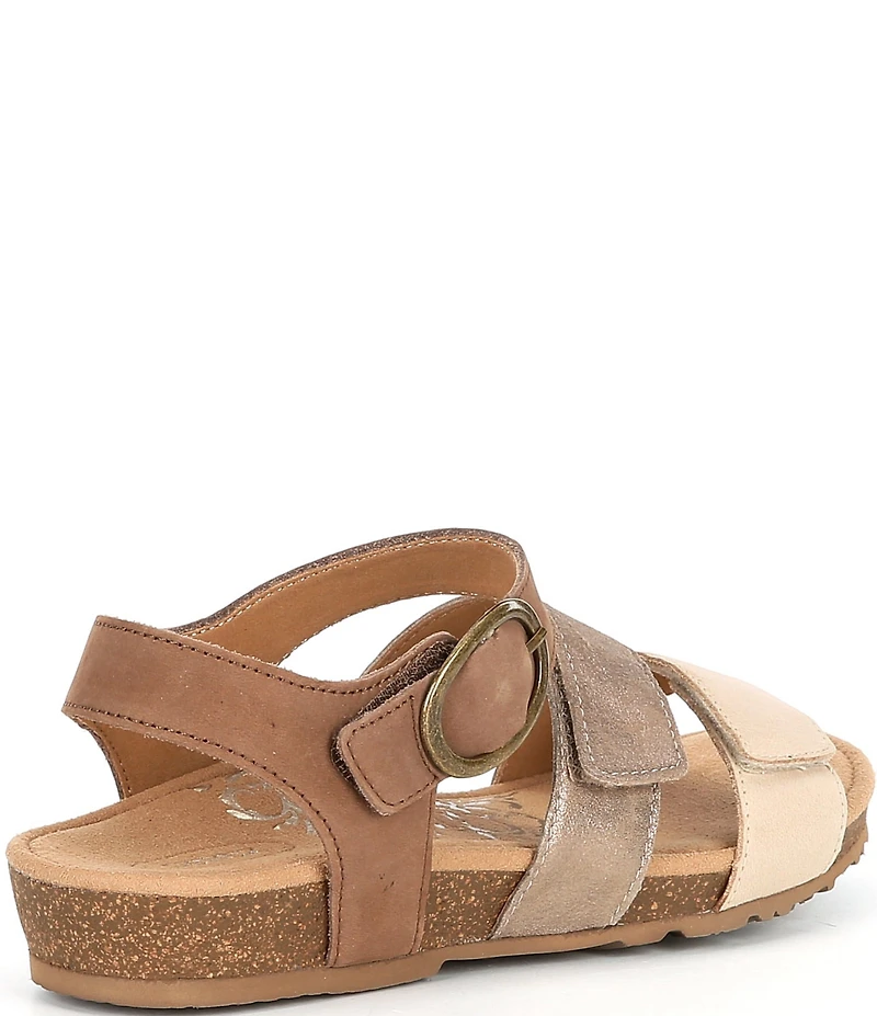 Aetrex Lilly Leather Banded Sandals
