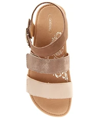 Aetrex Lilly Leather Banded Sandals