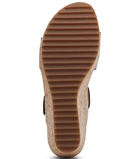 Aetrex Madelyn Hook-and-Loop Stappy Wedge Sandals