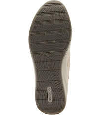 Aetrex Megan Leather Suede Embellished Slip On Sneakers