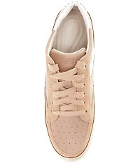 Aetrex Tess Retro Studded Lace Up Leather Sneakers