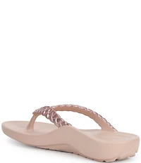 Aetrex Vicki Braided Thong Sandals