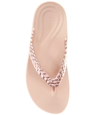 Aetrex Vicki Braided Thong Sandals