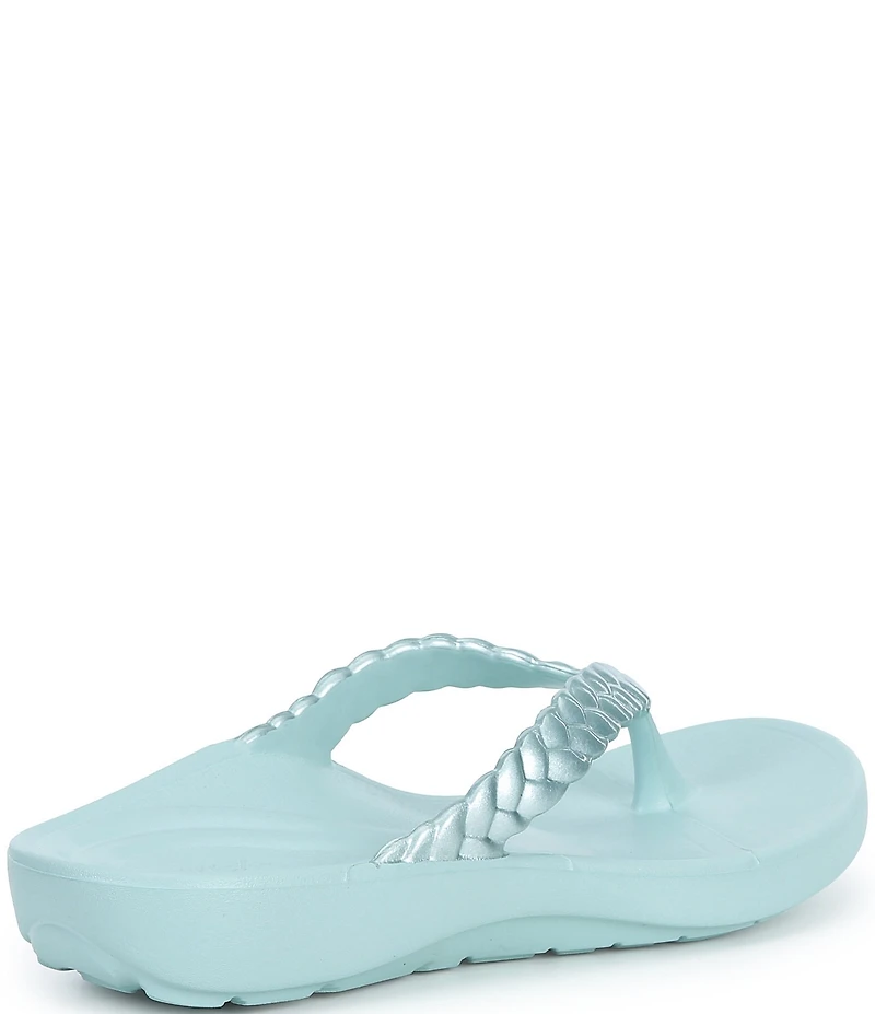 Aetrex Vicki Braided Thong Sandals