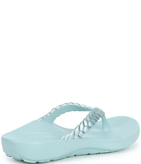Aetrex Vicki Braided Thong Sandals