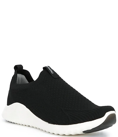 Aetrex Women's Darcy Stretch Knit Arch Support Washable Slip On Sneakers