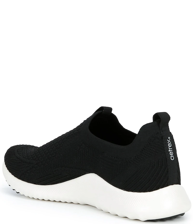 Aetrex Women's Darcy Stretch Knit Arch Support Washable Slip On Sneakers