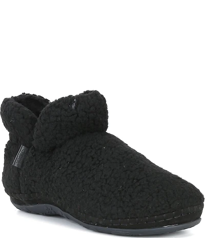 Aetrex Women's Malina Faux Sherpa Ankle Bootie Slippers
