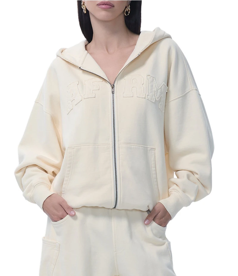 AFRM Cameron Logo Zip Up Hoodie