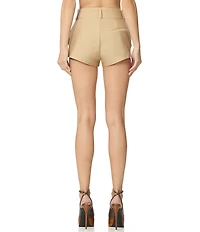 AFRM Elson High Rise Belted Twill Hot Shorts
