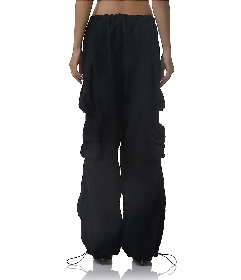 AFRM Etienne Drawstring Waist Cargo Parachute Pants