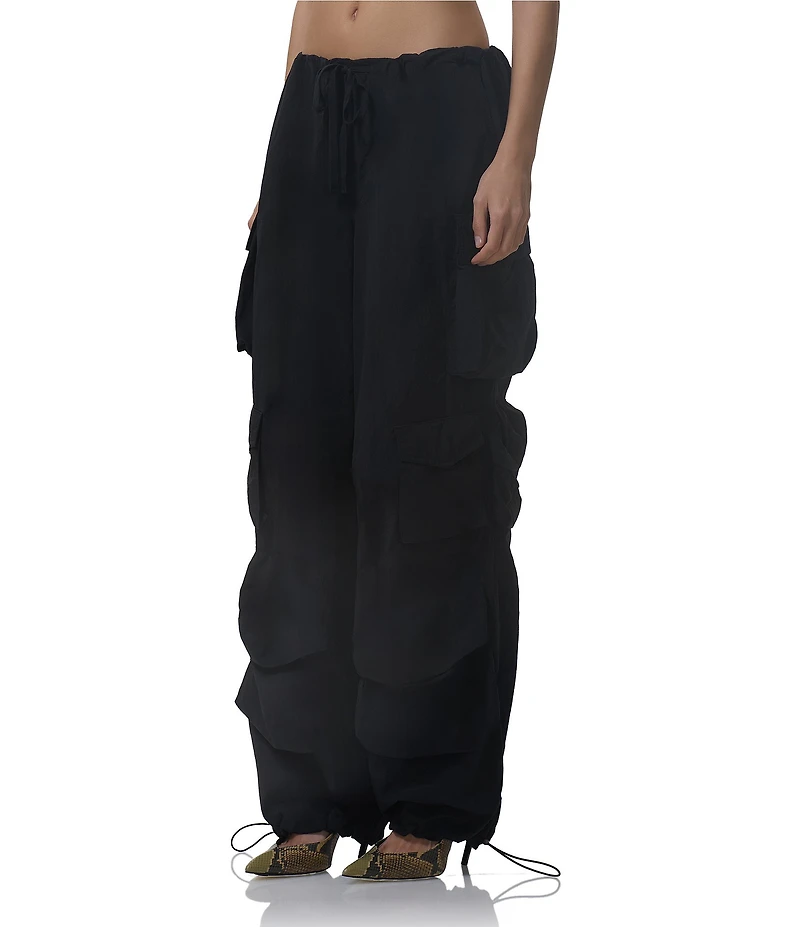 AFRM Etienne Drawstring Waist Cargo Parachute Pants