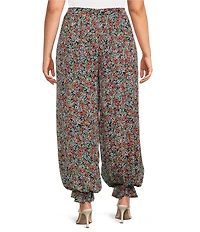 AFRM James Floral Print High Rise Balloon Pants