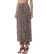 AFRM James Floral Print High Rise Balloon Pants
