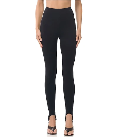 AFRM Jasmine High-Waisted Knit Crepe Stirrup Leggings